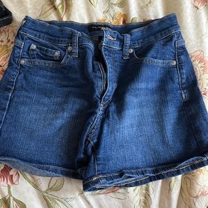 Banana republic dark wash Jean shorts
